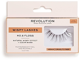 Накладные ресницы - Makeup Revolution No.5 Floss Wispy Lashes — фото N1