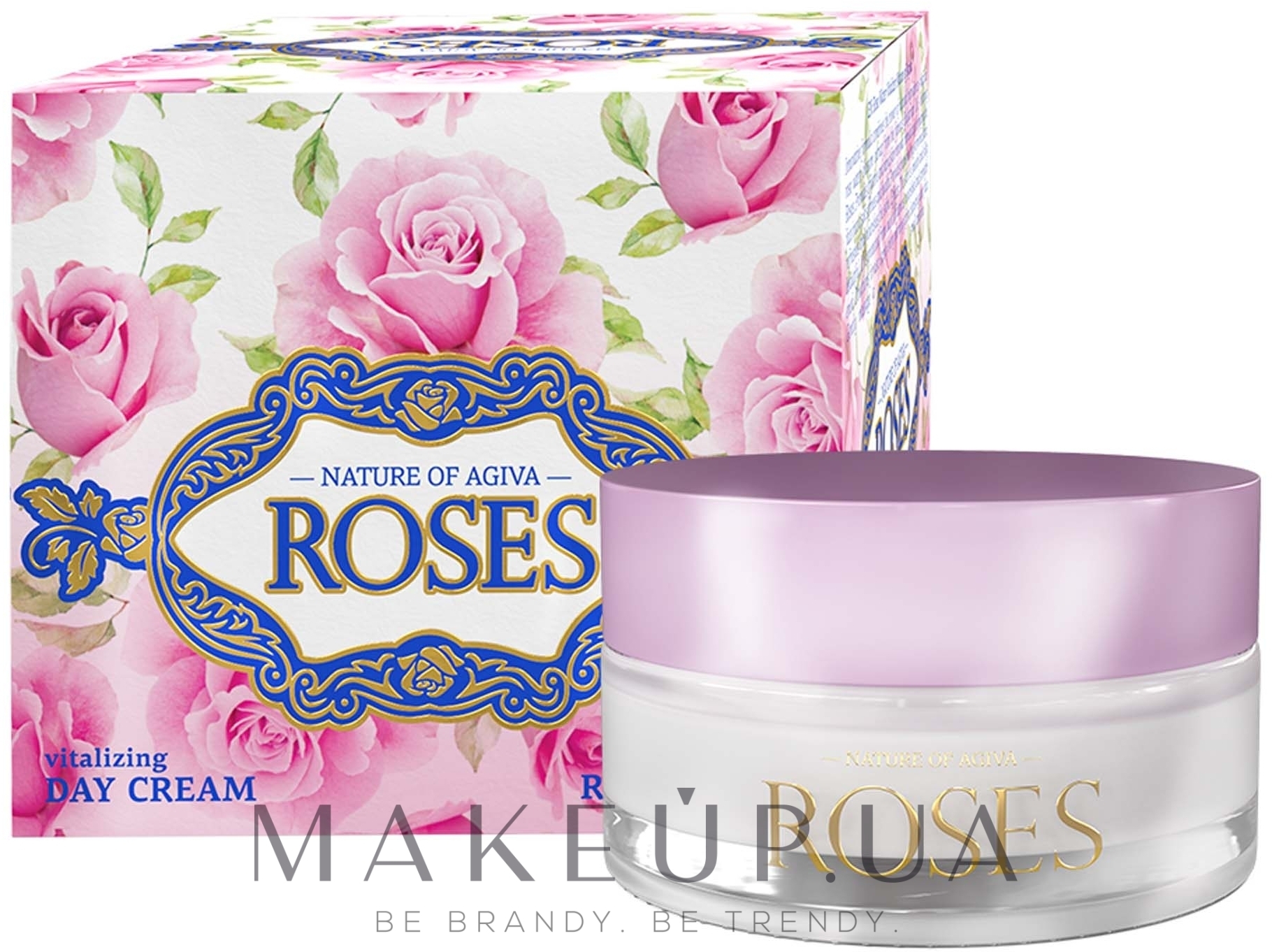 Оживляющий дневной крем для лица - Nature of Agiva Roses Vitalizing Day Cream — фото 30ml