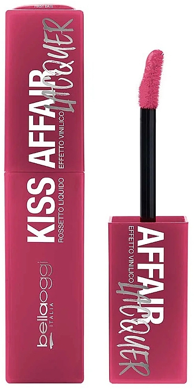 Рідка помада для губ - Bellaoggi Kiss Affair Lacquer Liquid Lipstick — фото N2