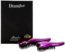 Духи, Парфюмерия, косметика Набор щеток для волос - KayPro Dtangler Miraculous Purple (2xbrush)