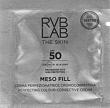 Духи, Парфюмерия, косметика Крем для лица - RVB LAB Meso Fill Perfecting Colour-Corrective Cream (пробник)