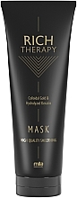 Парфумерія, косметика Відновлювальна маска з кератином і часточками золота для пошкодженого волосся - Mila Professional Rich Therapy Mask