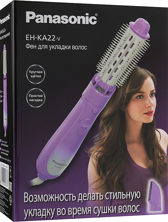 Фен-щетка EH-KA22-V865 - Panasonic Hair Dryer — фото N3