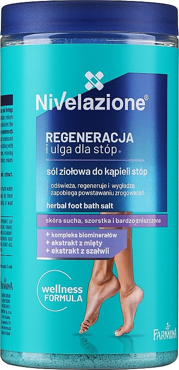 Соль для ног "Regeneracja I Ulga dla Stop" - Farmona Nivelazione Herbal Foot Bath Salt — фото N2