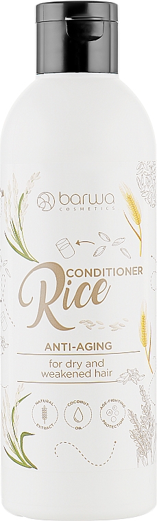 Омолоджувальний кондиціонер з екстрактом рису - Barwa Herbal Rice Conditioner
