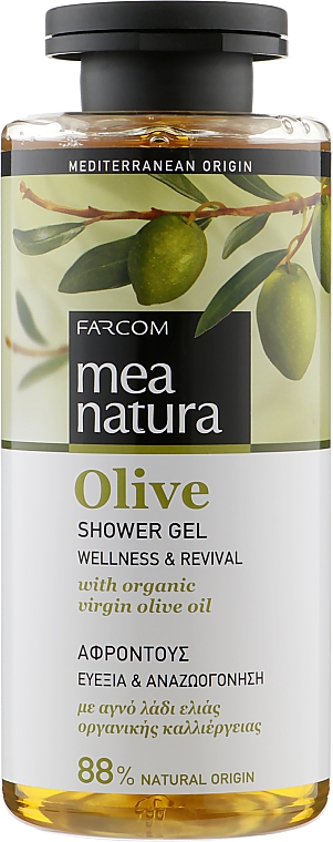 Гель для душа с оливковым маслом - Mea Natura Olive Shower Gel