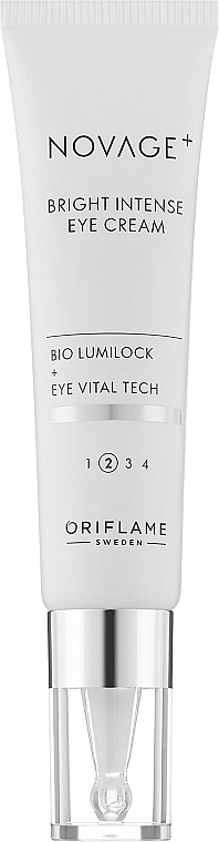 Крем для шкіри навколо очей проти пігментації - Oriflame Novage+ Bright Intense Eye Cream — фото N1