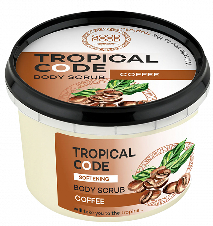 Скраб для тела "Кофе" - Good Mood Tropical Code Body Scrub Coffee — фото N1