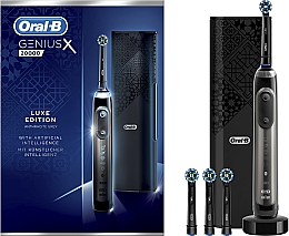 Парфумерія, косметика Електрична зубна щітка - Oral-B Genius X 20000 Luxe Edition Anthracite Gray