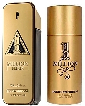 Paco Rabanne 1 Million Elixir - Набір (edp/100ml + deo/150ml) — фото N2