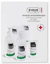 Парфумерія, косметика Набор - Ziaja Med Treatment (cr/50ml + gel/200ml + ton/200ml)