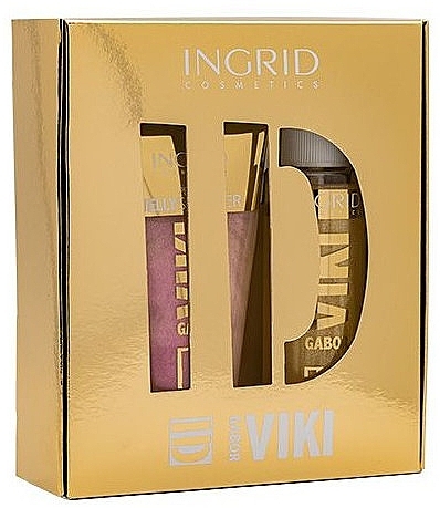 Набор - Ingrid Cosmetics x Viki Gabor ID Golden Set 4 (b/lot/150ml + b/mist/125ml) — фото N2
