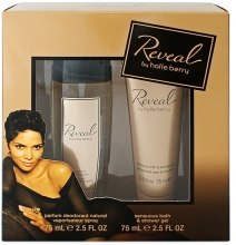 Духи, Парфюмерия, косметика Halle Berry Reveal - Набор (deo/75ml + sh/gel/75ml)