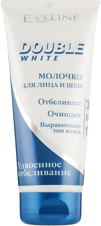 Молочко для лица и шеи - Eveline Cosmetics Double White — фото N1