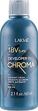 Парфумерія, косметика Крем-окислювач - Lakme Chroma Developer 02 18V (5,4%)