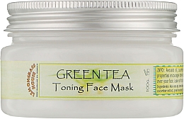 Маска для обличчя "Зелений чай" - Lemongrass House Green Tea Toning Face Mask — фото N1