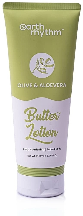 Лосьон для тела - Earth Rhythm Olive & Aloe Vera Butter Lotion — фото N1