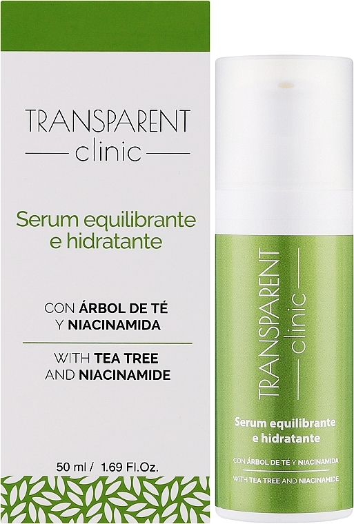 Зволожувальна сироватка для обличчя - Transparent Clinic Serum — фото N2