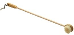 Парфумерія, косметика Подовжена щітка із жорсткою натуральною білою щетиною, 52 см - Hydrea London Long Back Scratcher
