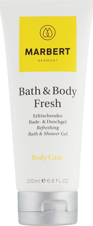 Гель для душа с освежающим ароматом цитрусовых - Marbert Bath & Body Fresh Refreshing Shower Gel  — фото N2