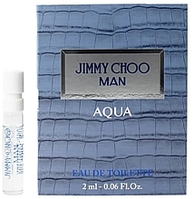 Духи, Парфюмерия, косметика Jimmy Choo Man Aqua - Туалетная вода (пробник)