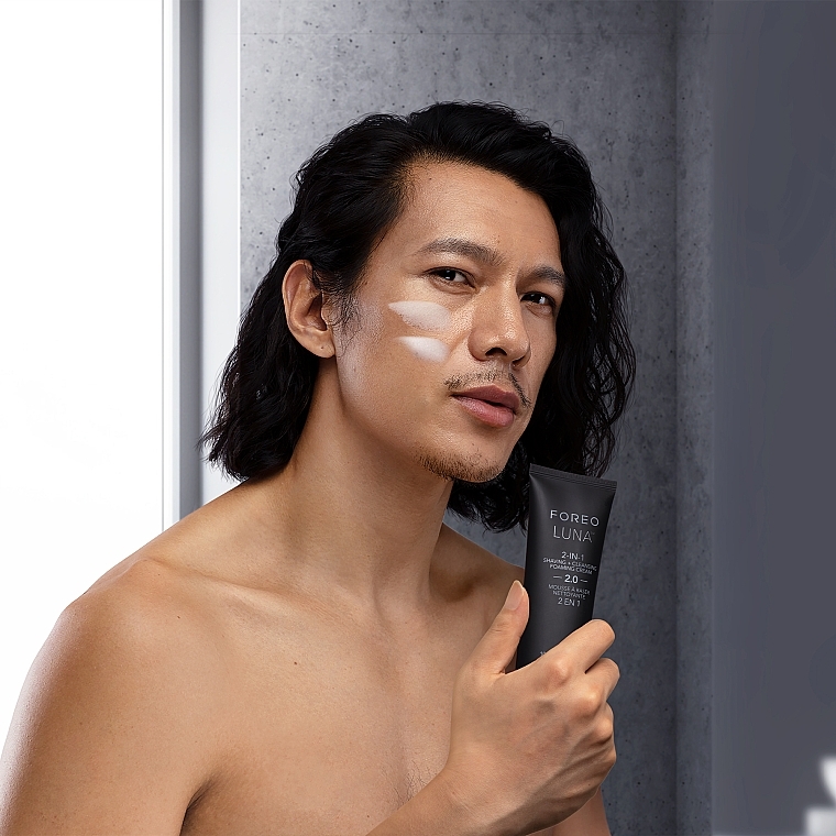 Пенка для умывания и бритья - Foreo Luna Shaving + Cleansing Foam 2.0 — фото N3