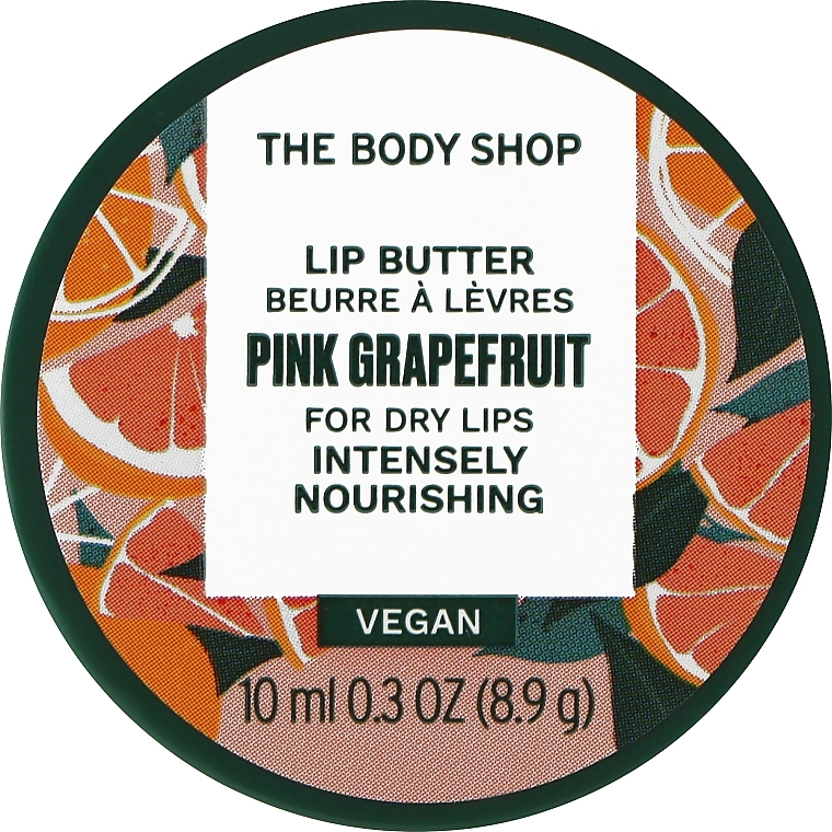 Масло для губ "Розовый грейпфрут" - The Body Shop Pink Grapefruit Lip Butter For Dry Lips Intensely Nourishing — фото N1