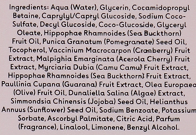 Витаминизированное масло для душа - Q+A Vitamin A.C.E Cleansing Shower Oil — фото N2