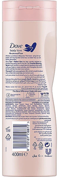 Dove Body Love Care + Radiant Glow Body Lotion - Dove Body Love Care + Radiant Glow Body Lotion — фото N2