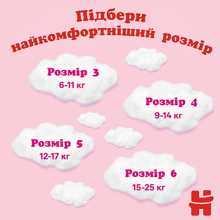 Подгузники-трусики Pants, для девочки 5 (12-17 кг), 104 шт - Huggies — фото N5