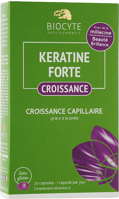 Вітаміни для росту волосся - Biocyte Keratine Forte Croissance — фото N1