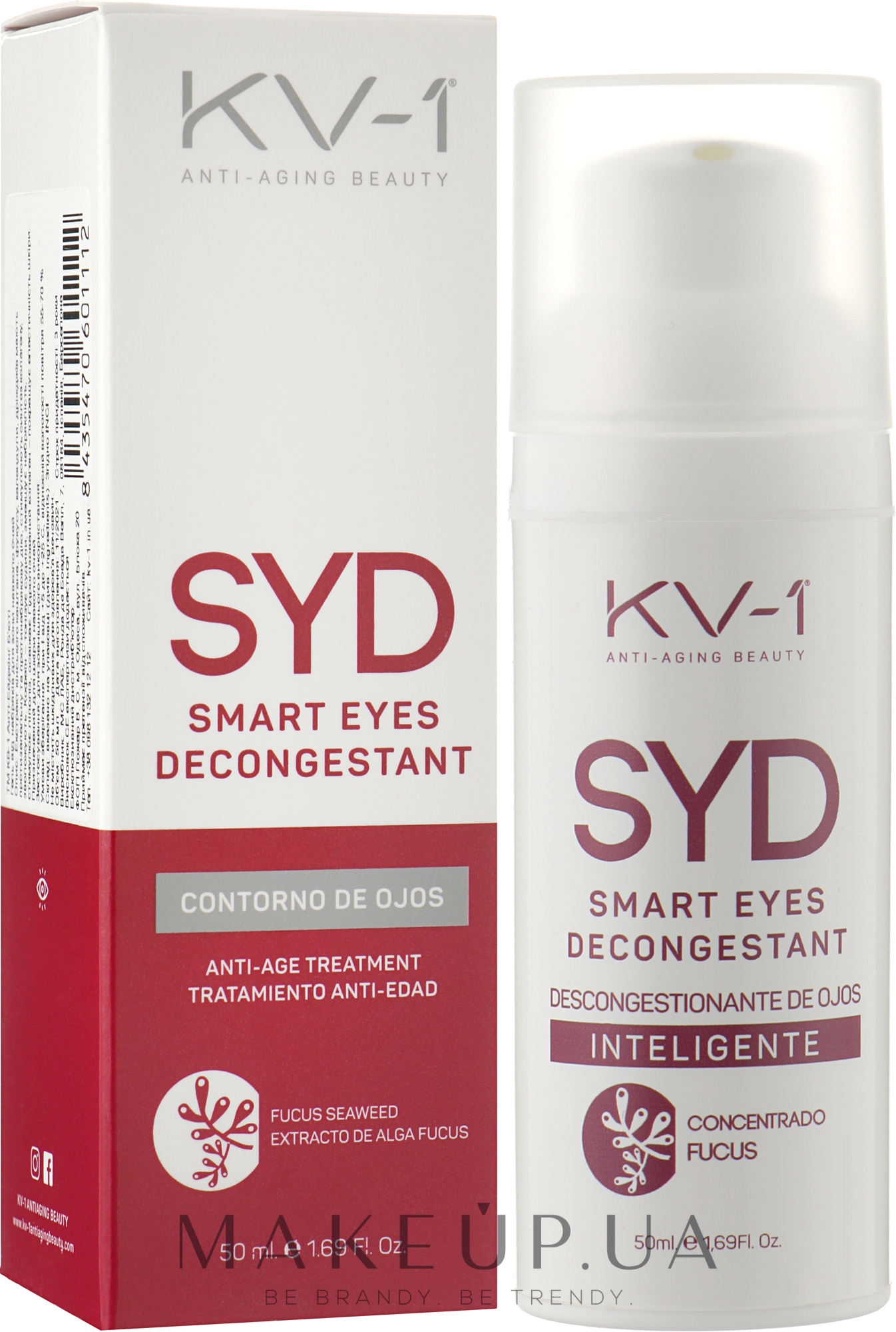Очищувальний засіб для шкіри навколо очей - KV-1 SYD Eye Decongestant — фото 30ml