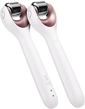 Духи, Парфюмерия, косметика Роллер для лица с микроиглами - Geske Microneedle Facial Roller 9 In 1 White Rose Gold