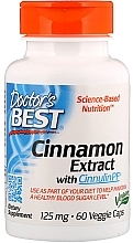 Парфумерія, косметика Харчова добавка "Екстракт кориці з цинуліном", 125 мг - Doctor's Best Cinnamon Extract Cinnulin PF
