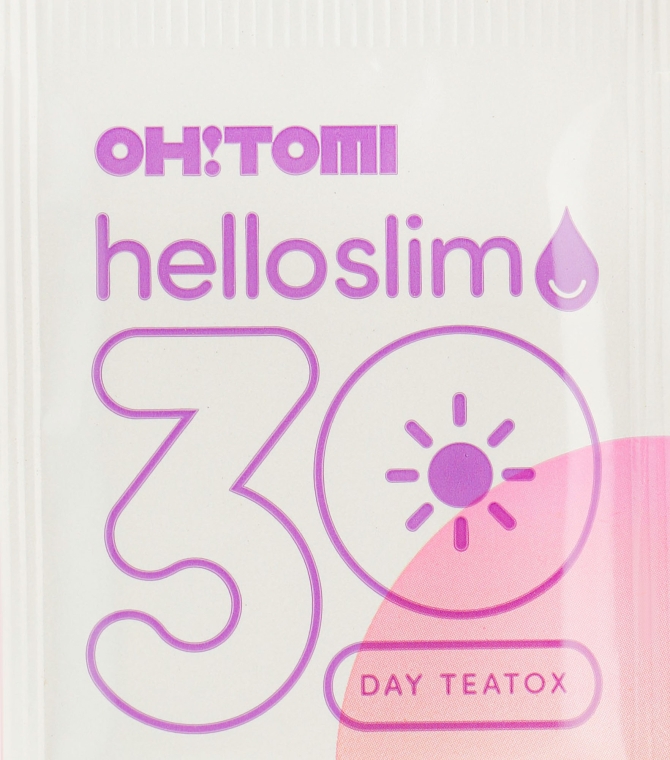 Дневной чай для детоксикации организма - Oh!Tomi Hello Slim Day Teatox — фото N2