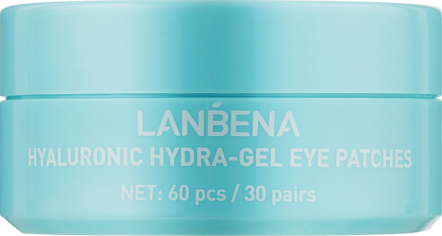 Увлажняющие гидрогелевые патчи для глаз с гиалуроновой кислотой - Lanbena Hyaluronic Hydra-gel Eye Patches — фото N3