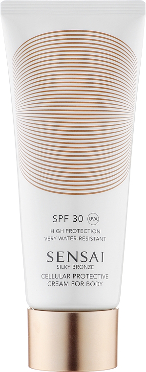 Солнцезащитный крем для тела SPF30 - Sensai Silky Bronze Cellular Protective Cream For Body 