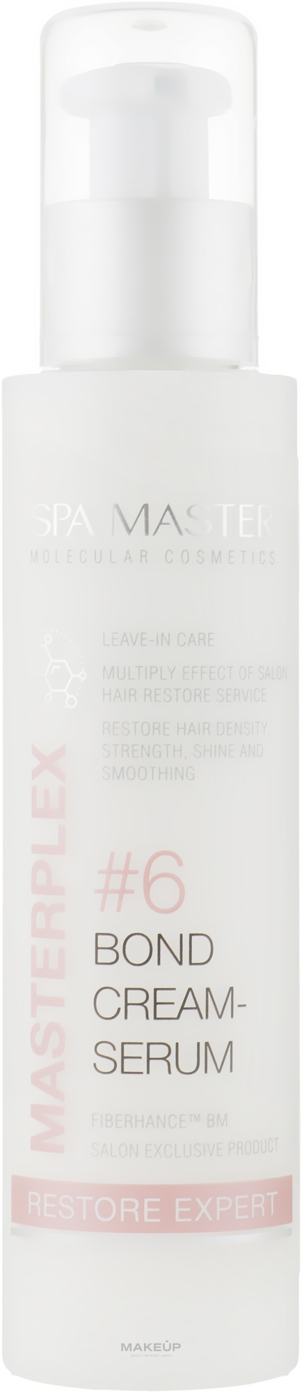 УЦЕНКА Регенерирующий крем-эликсир для волос - Spa Master Masterplex #6 Bond Cream-Serum * — фото 125ml