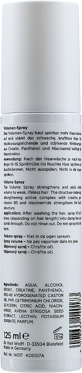 Спрей для объема волос - Alcina Volume Spray — фото N2