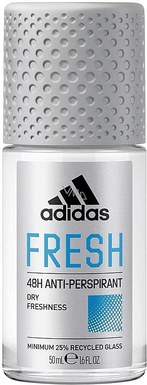 Дезодорант-антиперспирант шариковый для мужчин - Adidas Fresh 48H Anti-Perspirant — фото N1