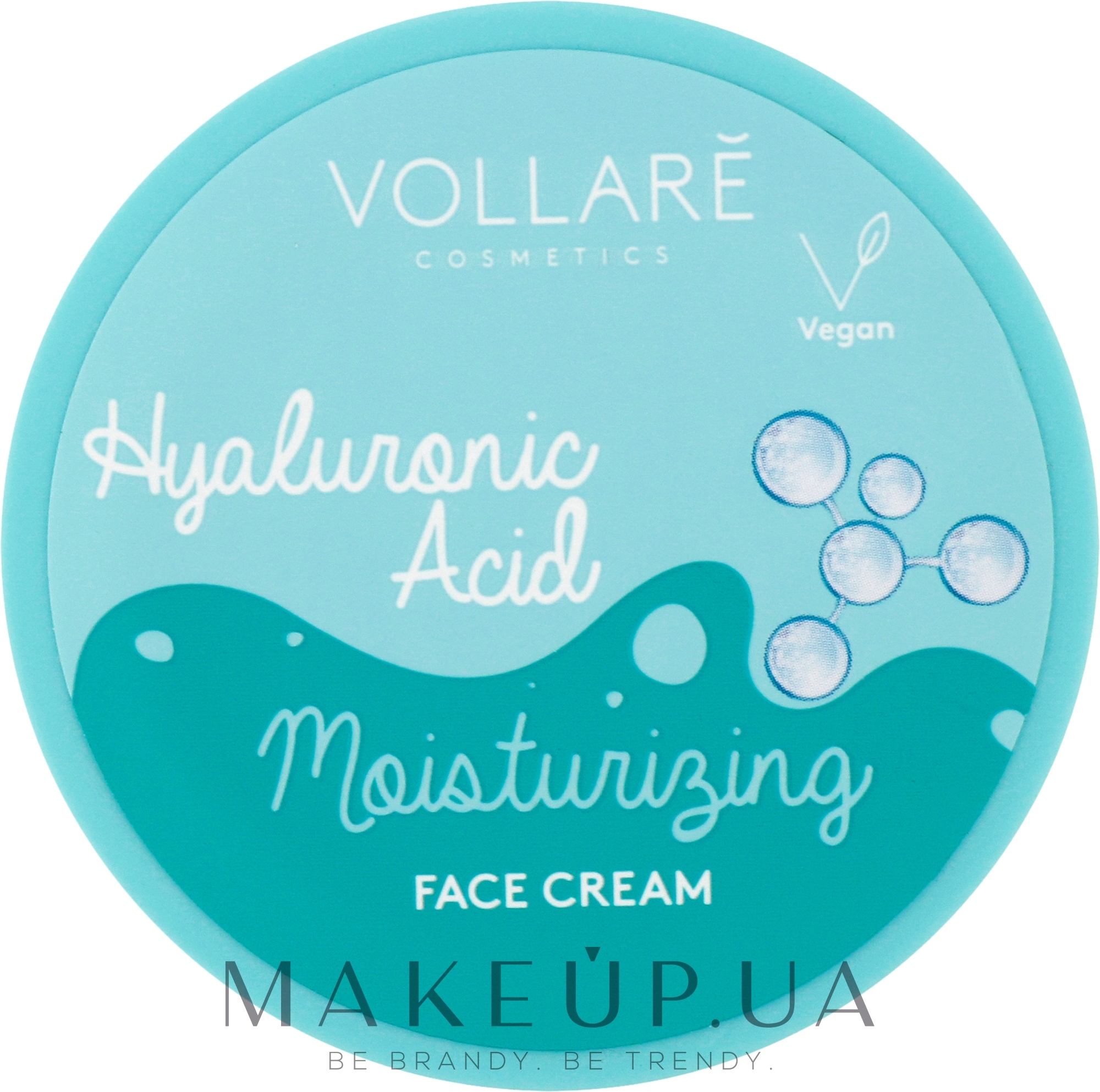 Зволожувальний крем для обличчя - Vollare Hyaluronic Acid Moisturizing Face Cream — фото 50ml