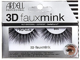 Накладные ресницы - Ardell 3D Faux Mink 865 Black — фото N1