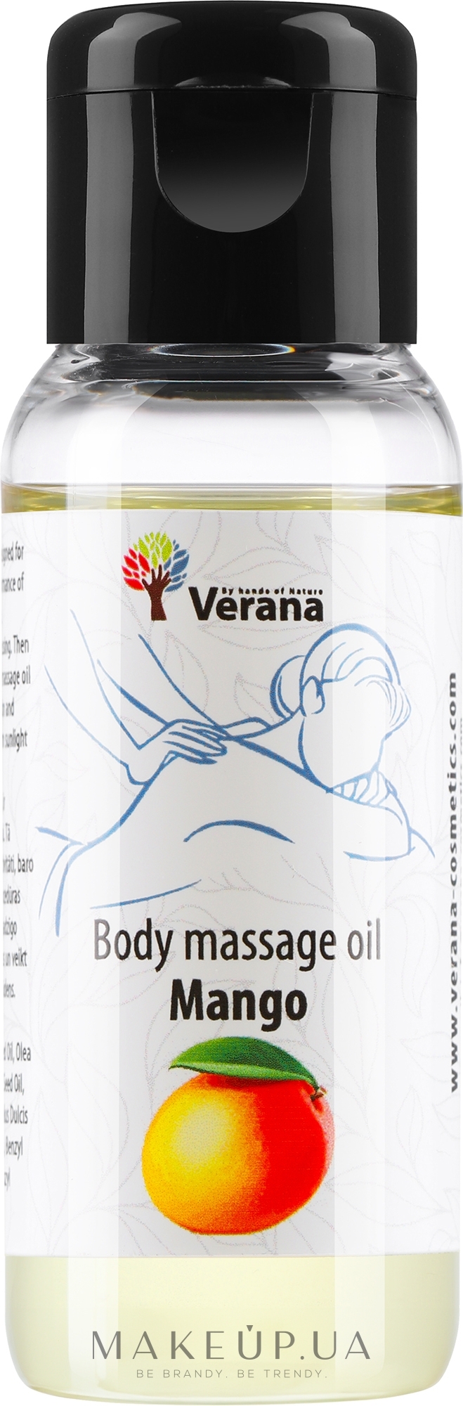 Массажное масло для тела "Mango" - Verana Body Massage Oil — фото 30ml