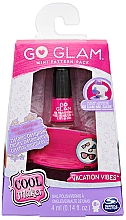 Парфумерія, косметика Cool Maker Go Glam Mini Pattern Pack Vacation Vibes - Мінінабір для нейл-арту, з рожевим лаком