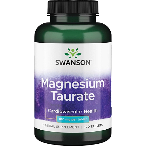 Мінеральна добавка "Магній таурат" 100 мг, 120 шт. - Swanson Magnesium Taurate — фото N1