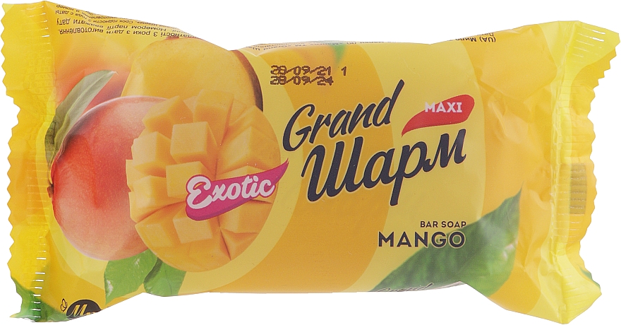 Мыло твердое "Манго" - "Мыловаренные традиции" Grand Шарм Maxi — фото N1