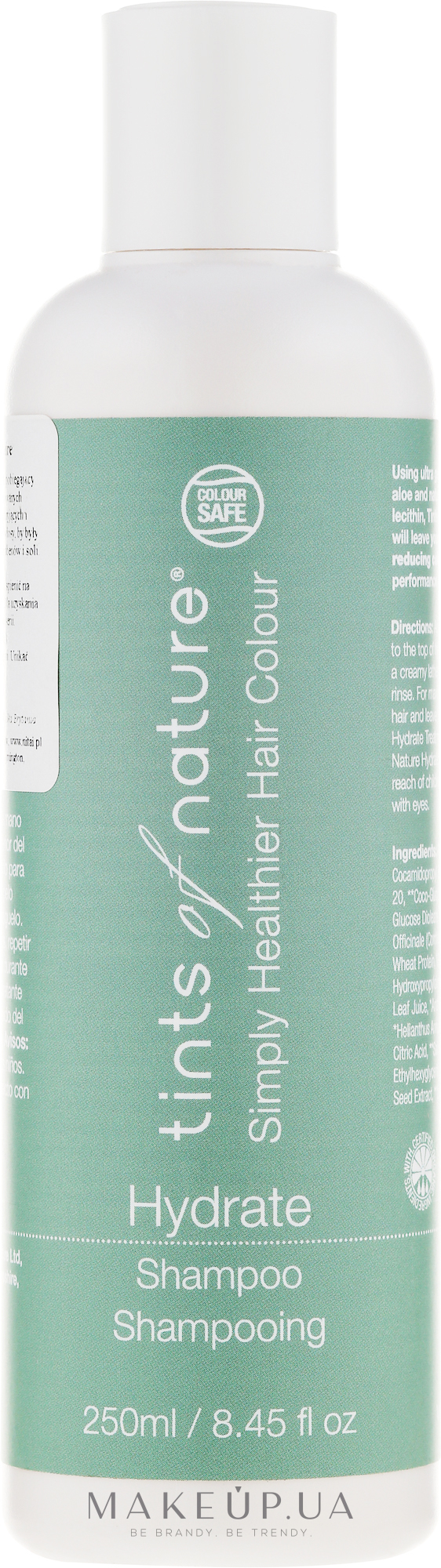 Зволожувальний шампунь для волосся - Tints Of Nature Hydrate Shampoo — фото 250ml