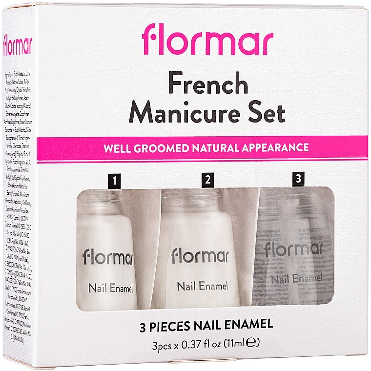 Набір для французського манікюру №227 - Flormar French Manicure Set — фото N2