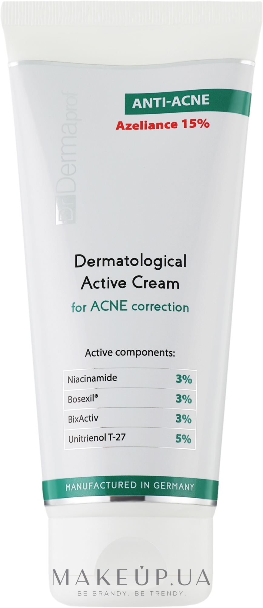Дерматологічний крем-актив - Dr. Dermaprof Anti-Acne Dermatological Active Cream For Acne Correction — фото 200ml