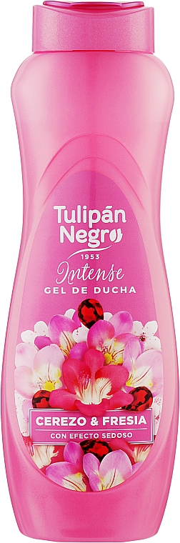 Гель для душу "Вишня та фрезія" - Tulipan Negro Shower Gel — фото N1